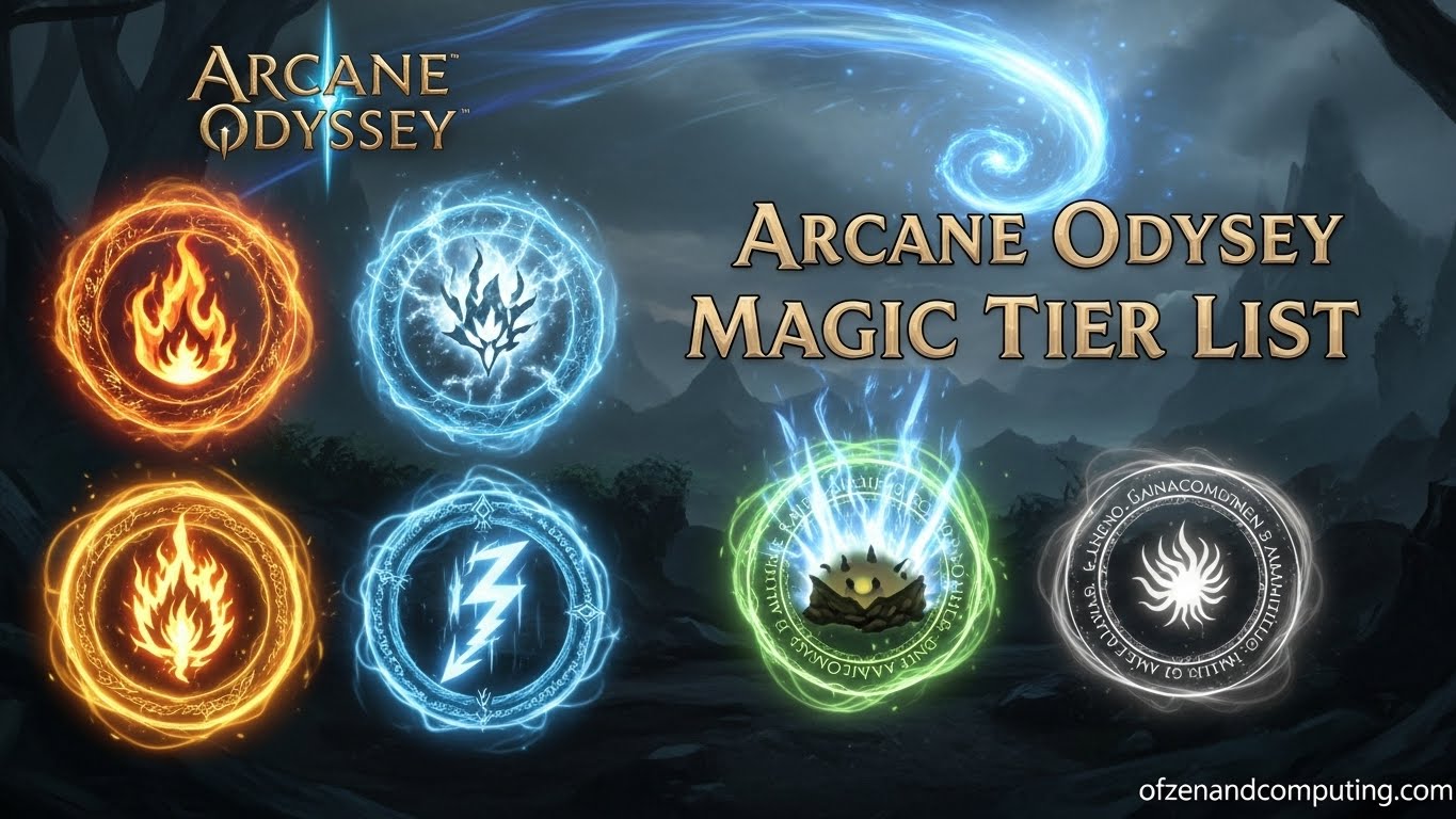 Arcane Odyssey Magic Tier List