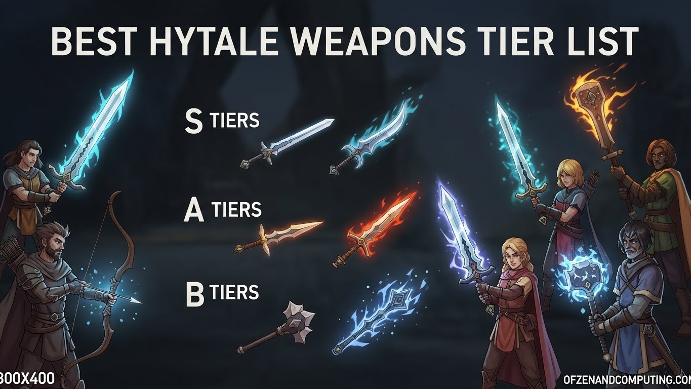 Best Hytale Weapons Tier List