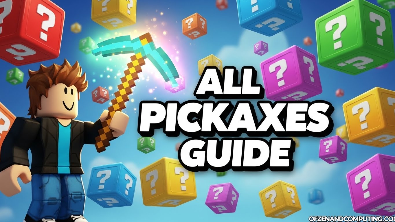 Break a Lucky Block Pickaxes Guide