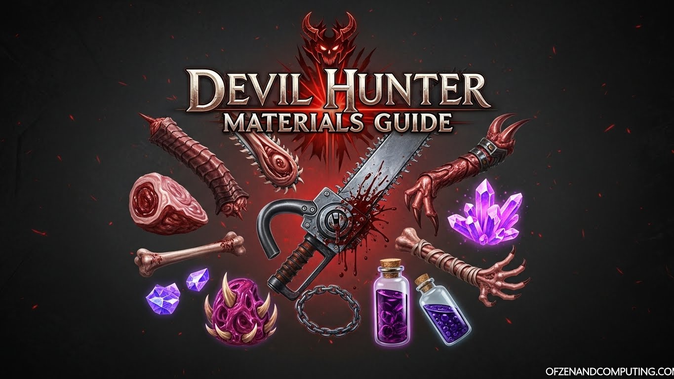 Devil Hunter Materials Guide