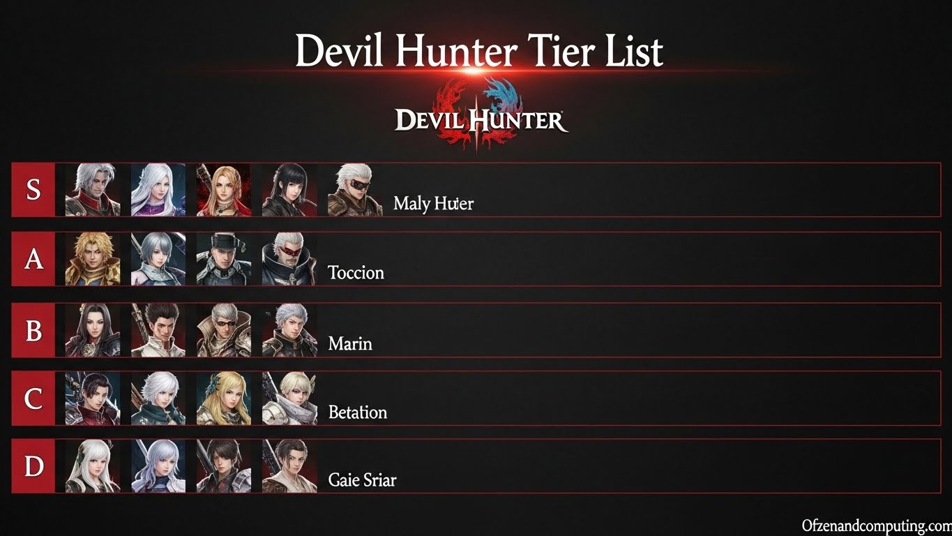 Devil Hunter Tier List