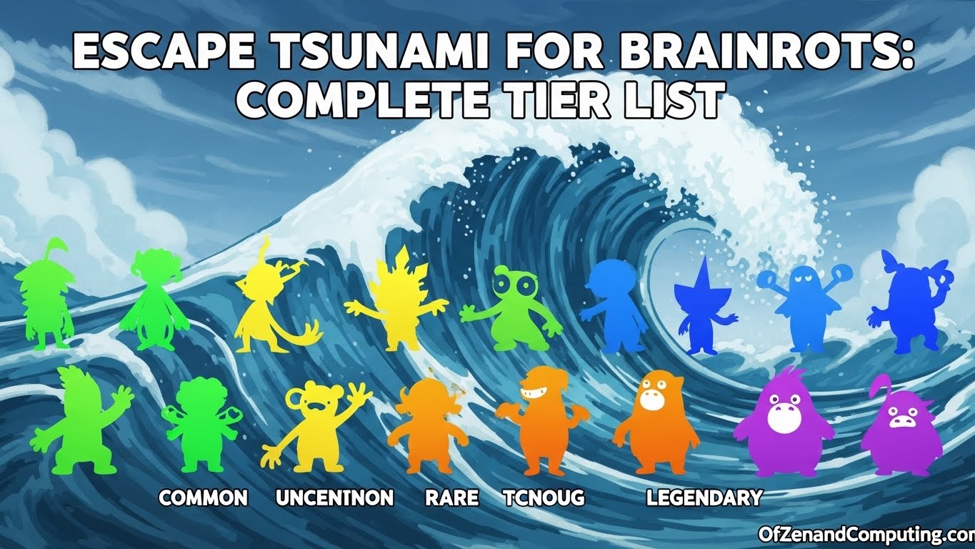 Escape Tsunami Brainrots Tier List