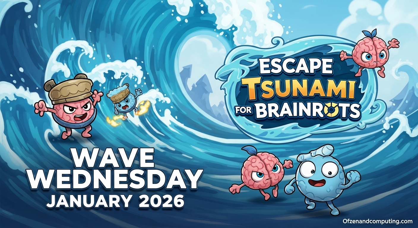 Escape Tsunami Brainrots Wave Wednesday Guide