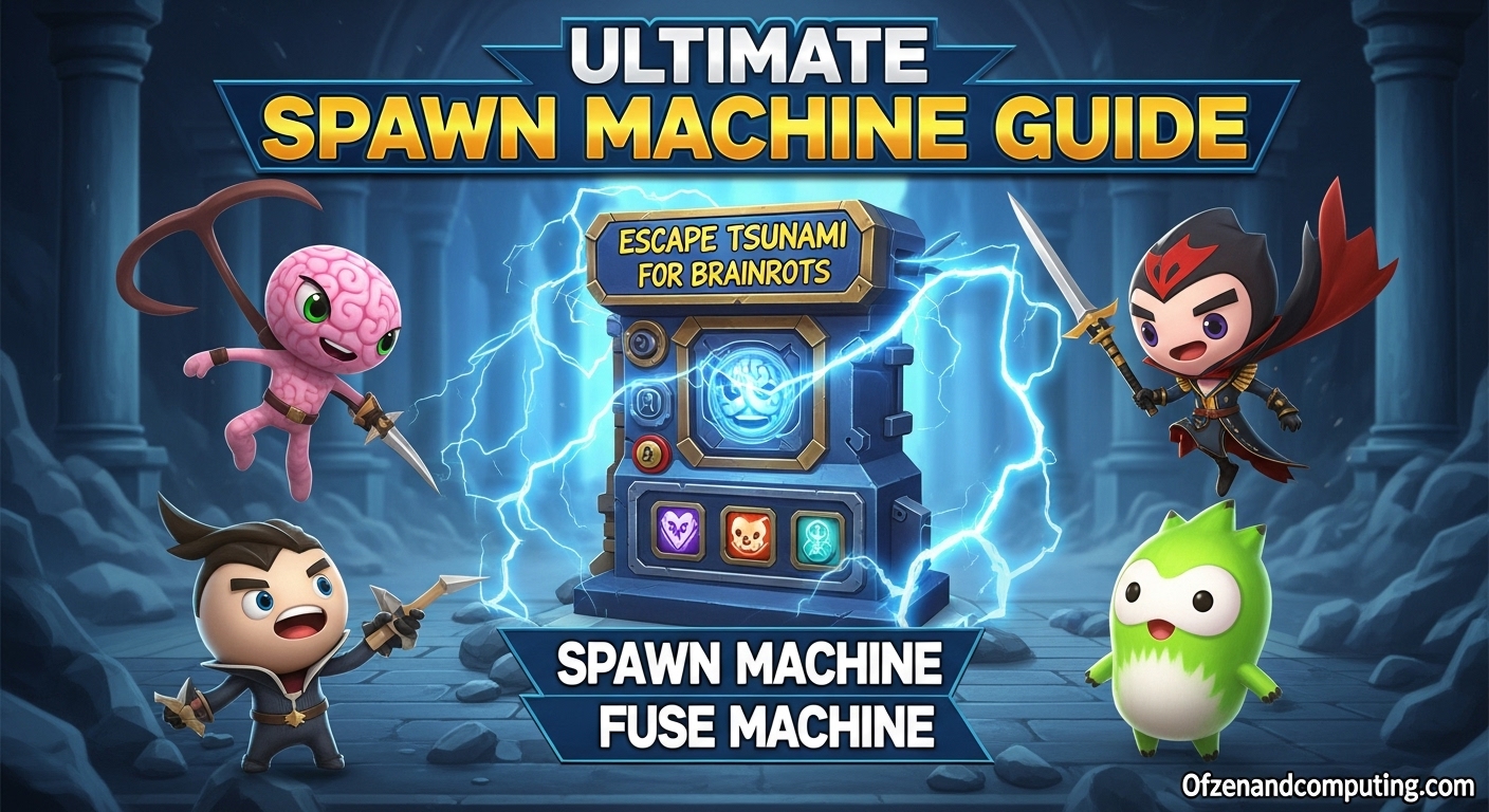 Escape Tsunami For Brainrots Spawn Machine Guide