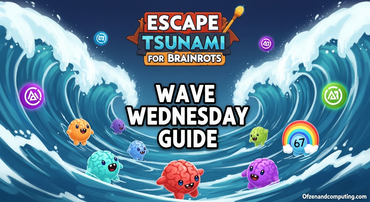 Escape Tsunami For Brainrots W Wednesday & Admin Abuse Guide