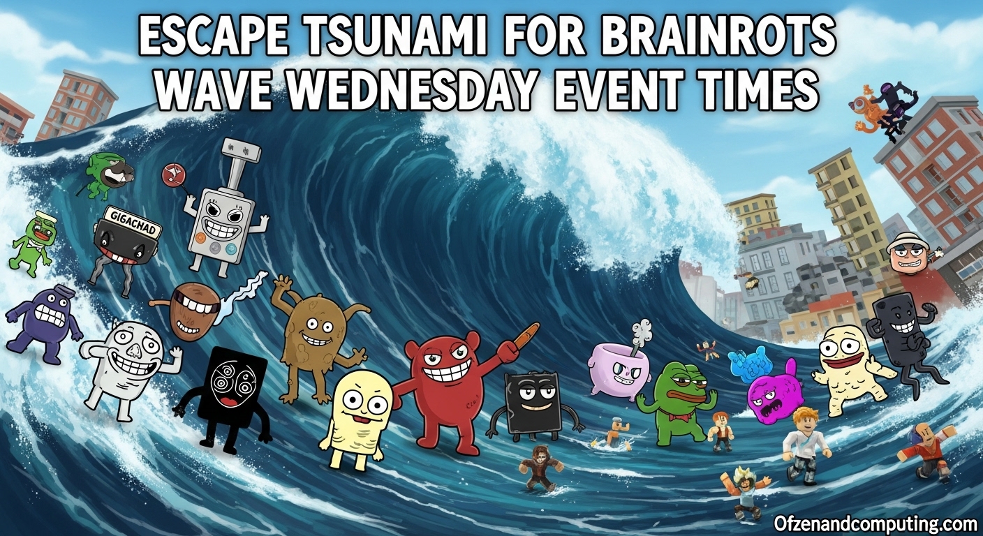Escape Tsunami For Brainrots Wave Wednesday Event Times