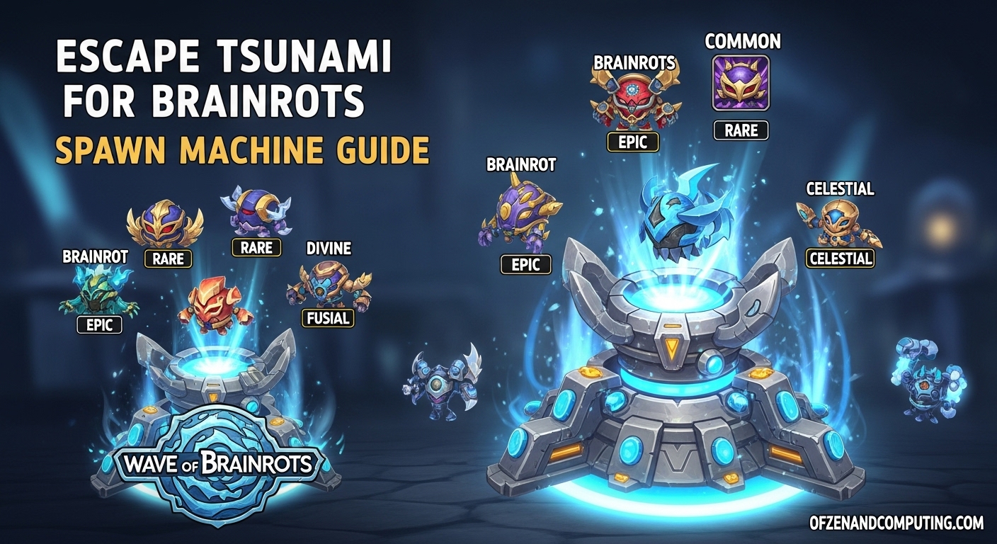 Escape Tsunami for Brainrots Spawn Machine Guide