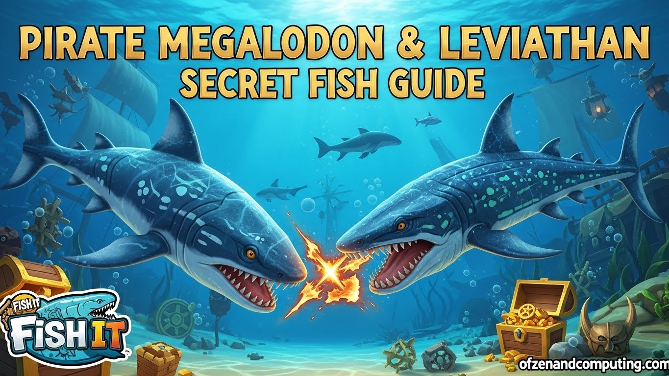 Fish It Pirate Megalodon & Leviathan Secret