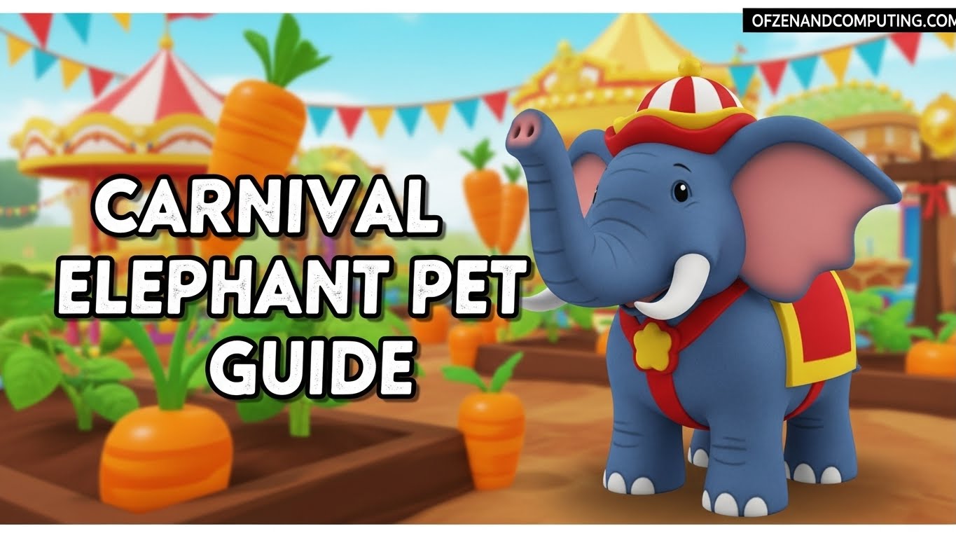 Grow a Garden Carnival Elephant Pet Guide