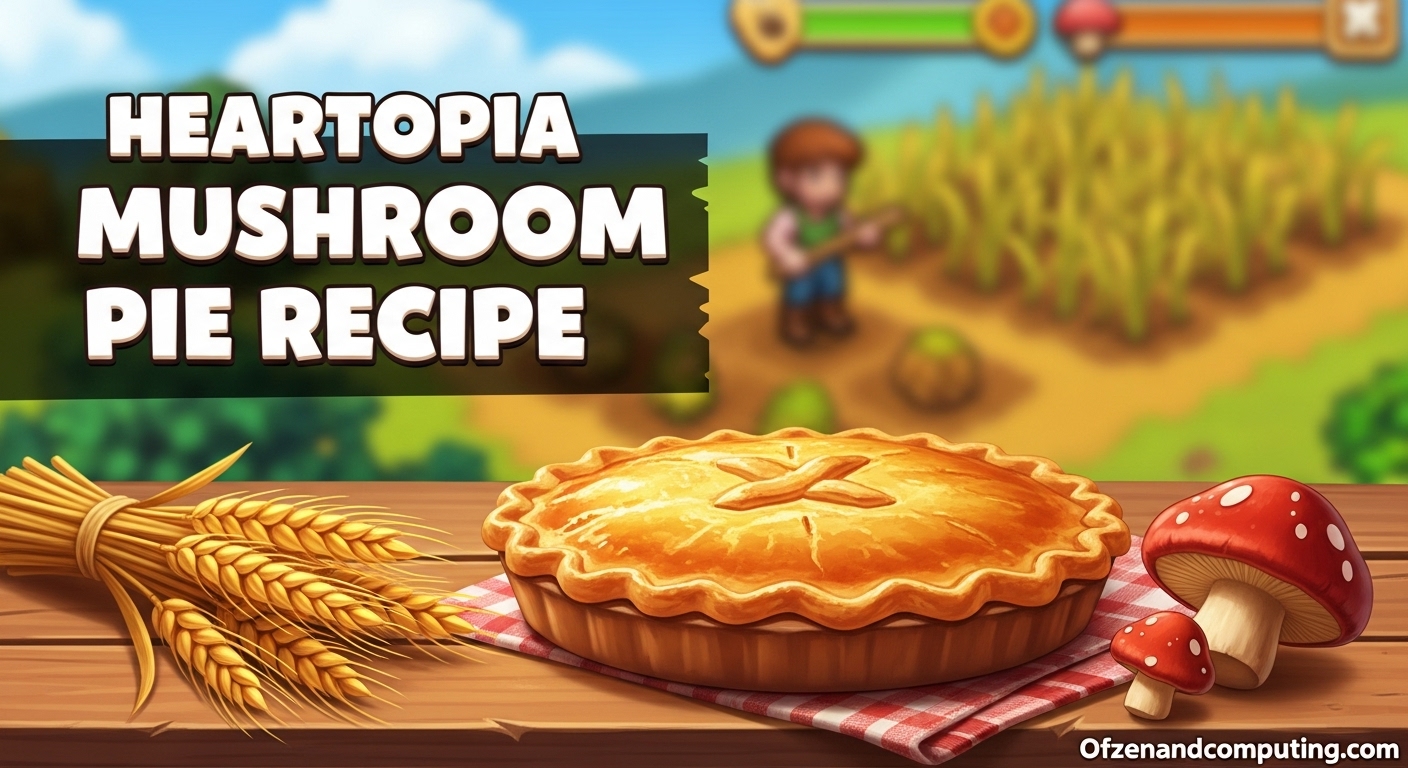 Heartopia Mushroom Pie Recipe
