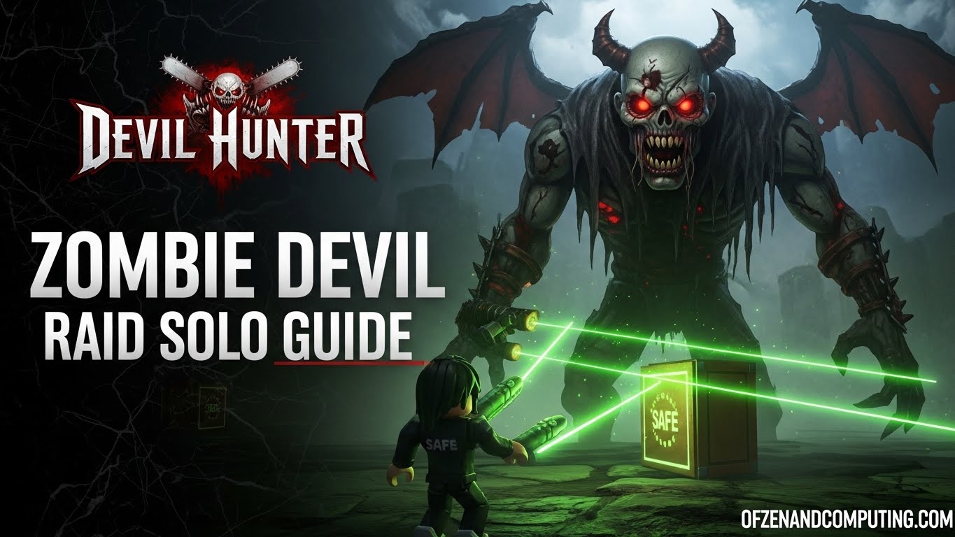 How To Cheese Zombie Devil Raid Devil Hunter