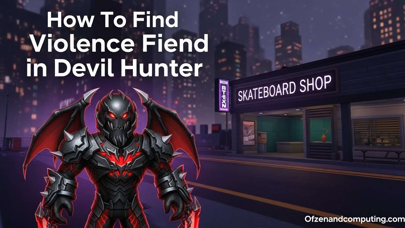 How To Find Violence Fiend in Devil Hunter