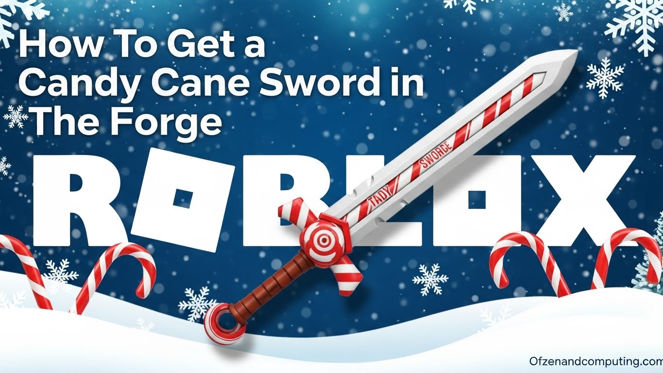How To Get Candy Cane Sword in The Forge