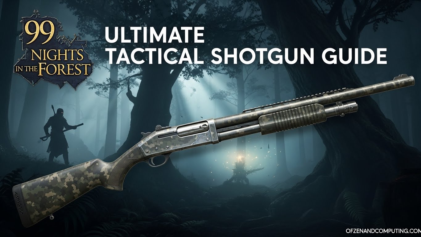 How To Get Tactical Shotgun 99 Nights Forest