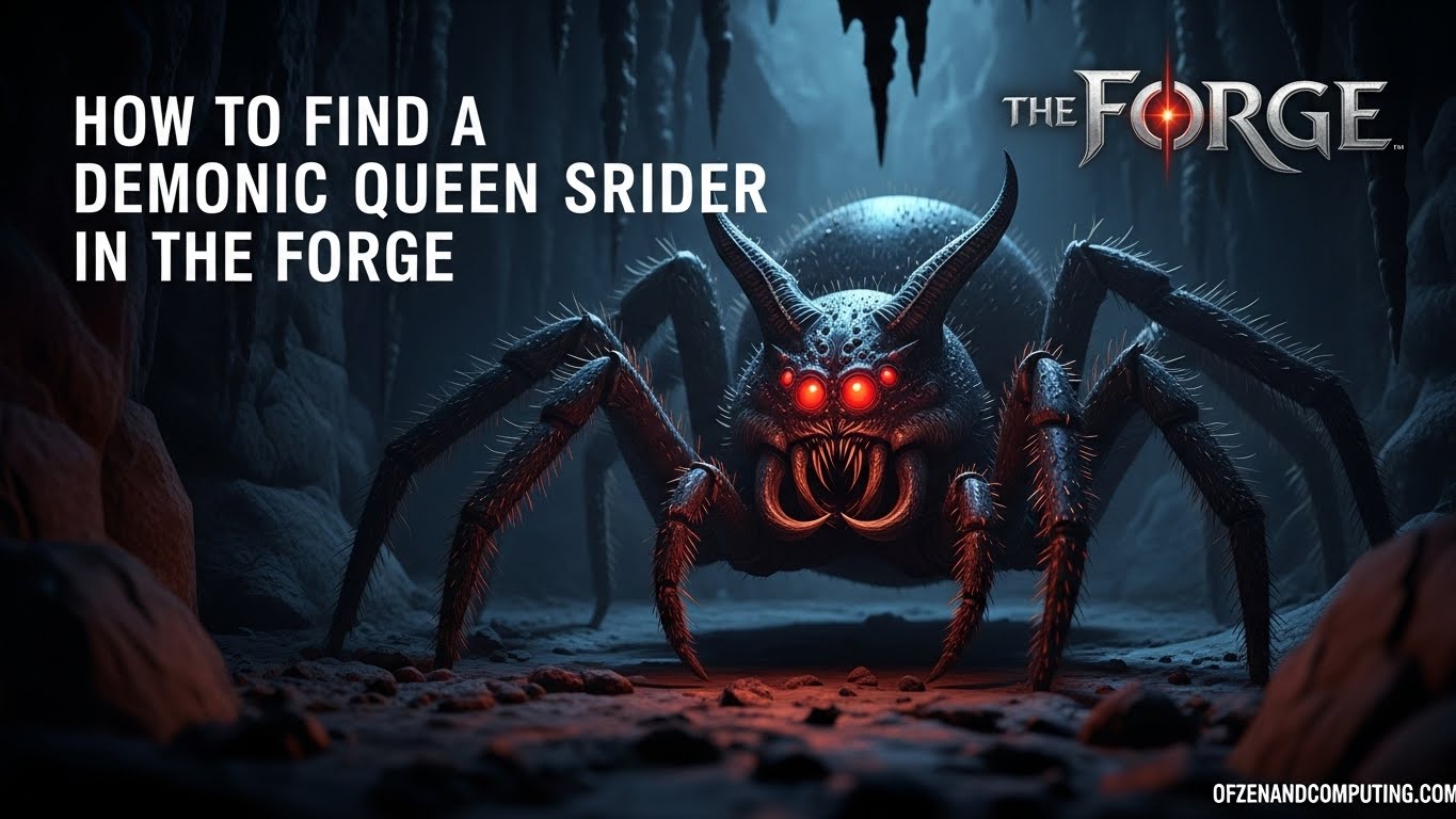 How to Find Demonic Queen Spider in The Forge