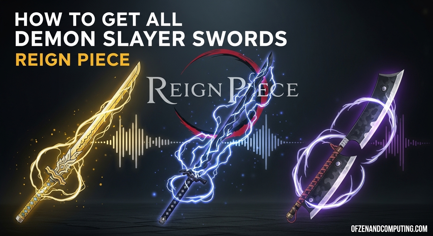 How to Get All Demon Slayer Swords Reign Piece