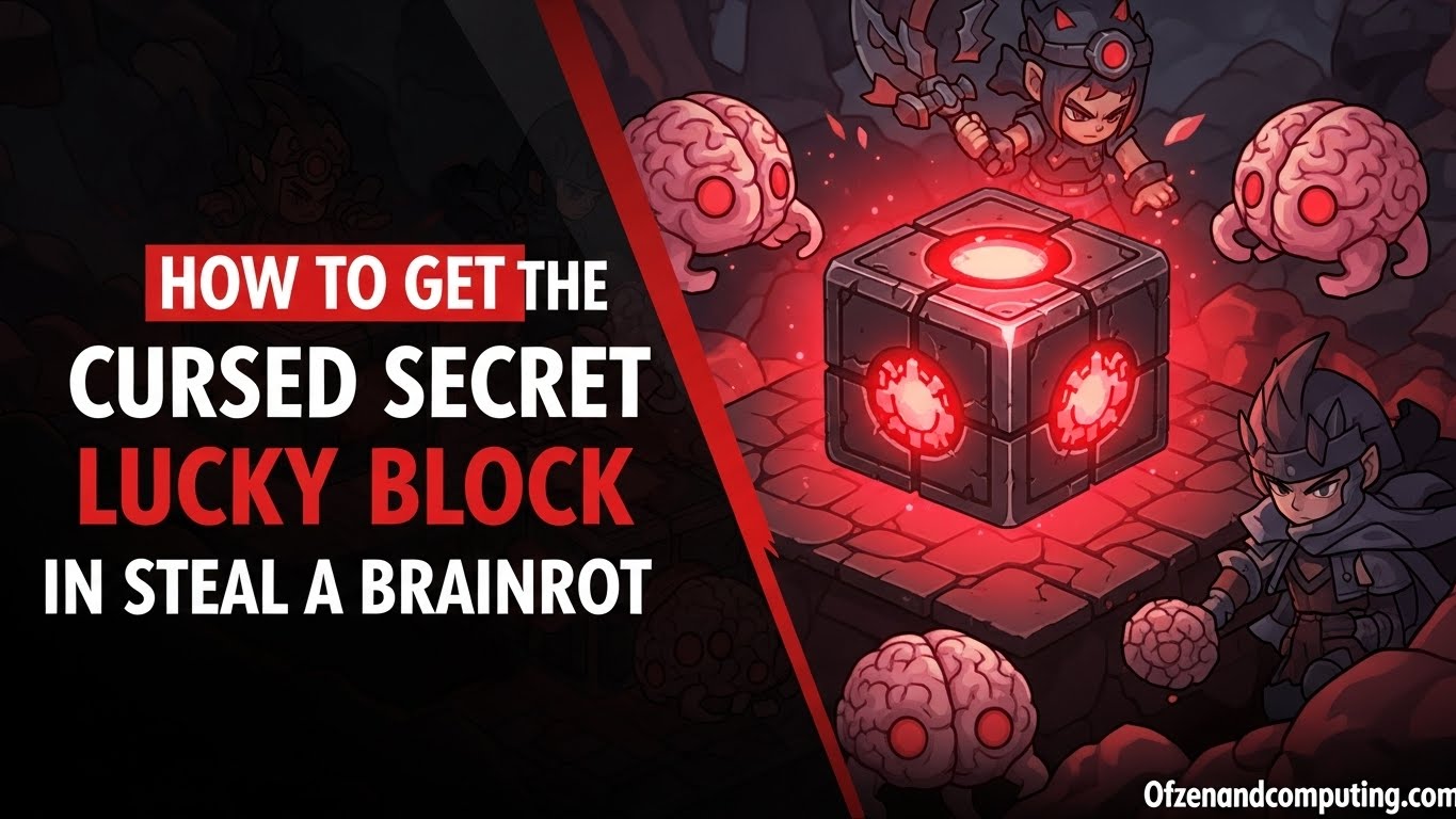 How to Get Cursed Secret Lucky Block in Steal a Brainrot