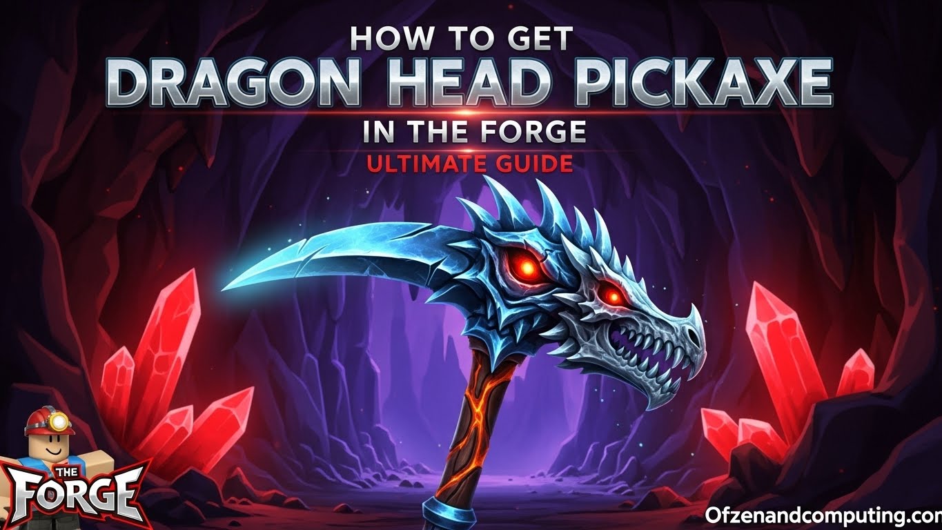 How to Get Dragon Head Pickaxe in The Forge