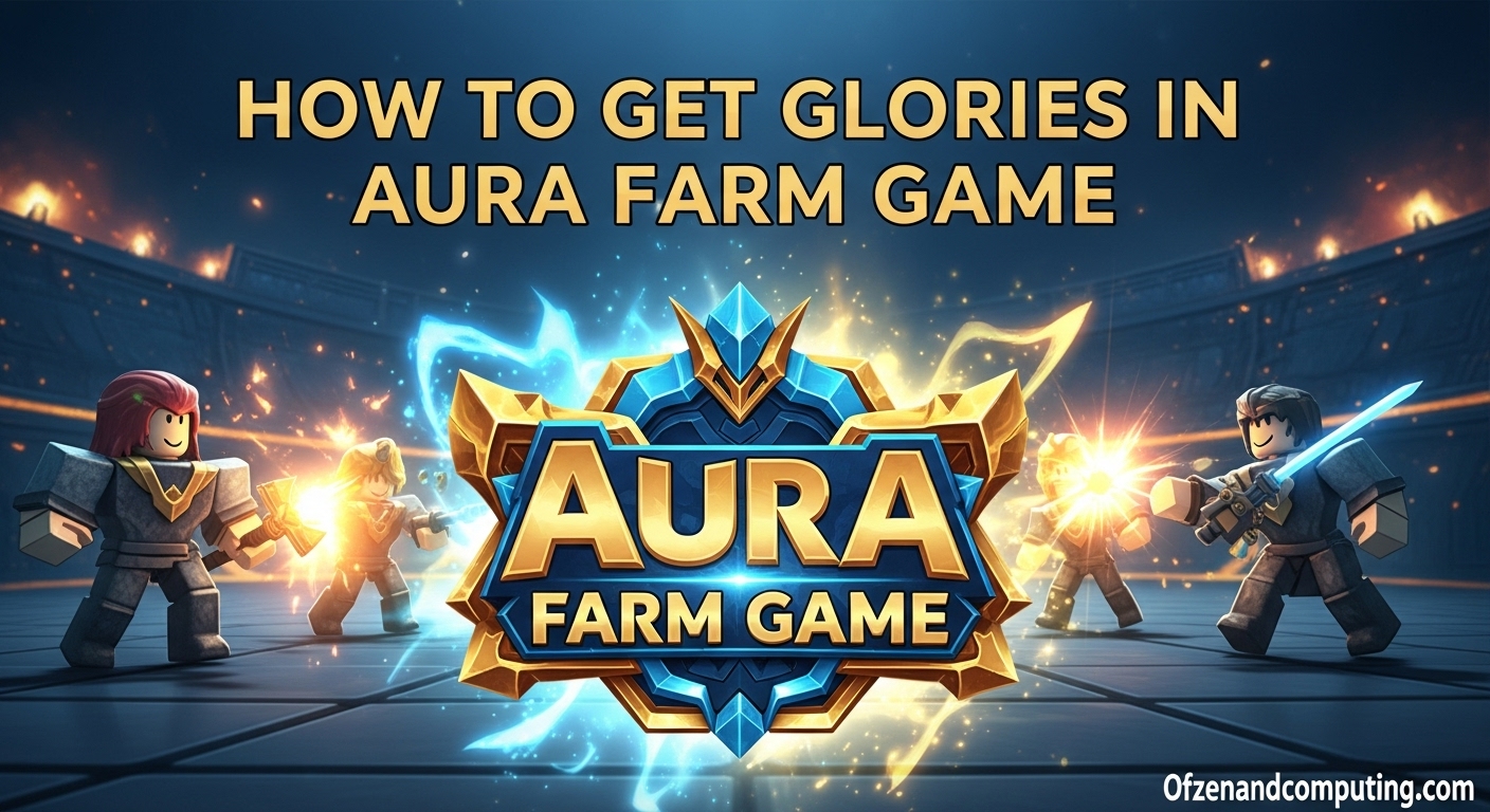 How to Get Glories Fast Aura Farm Game