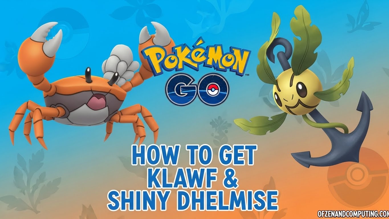 How to Get Klawf & Shiny Dhelmise Pokemon Go