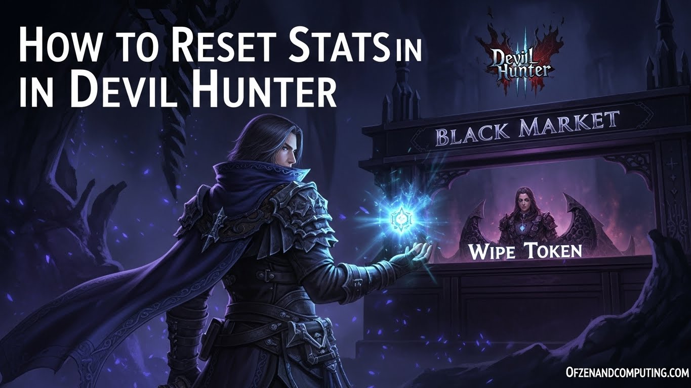 How to Reset Stats in Devil Hunter