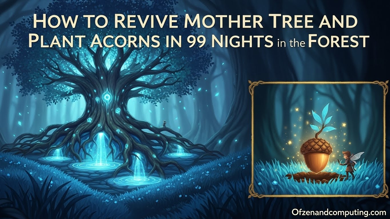 How to Revive Mother Tree and Plant Acorns in 99 Nights in the Forest