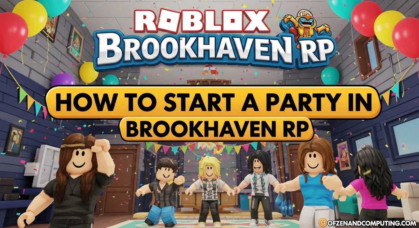 How to Start a Party in Brookhaven RP