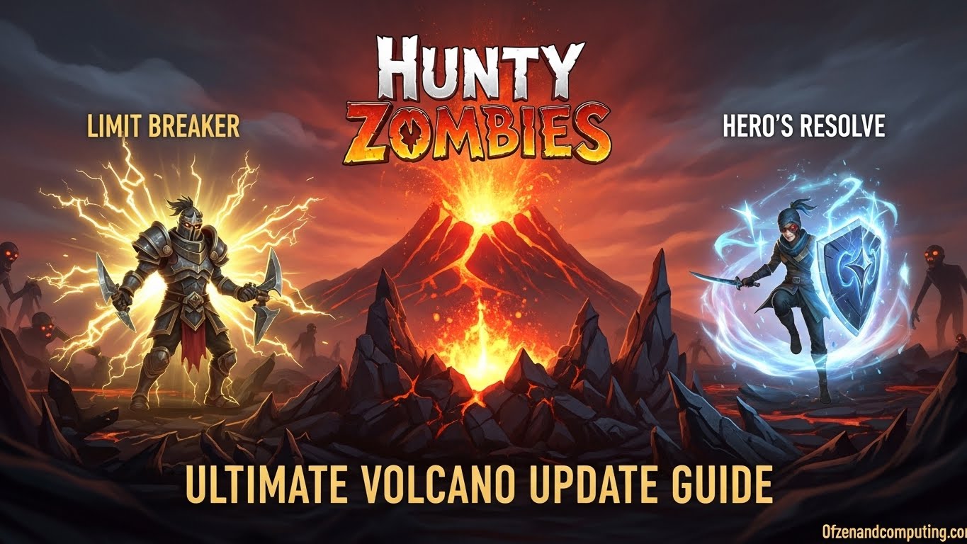 Hunty Zombies Volcano Update Guide