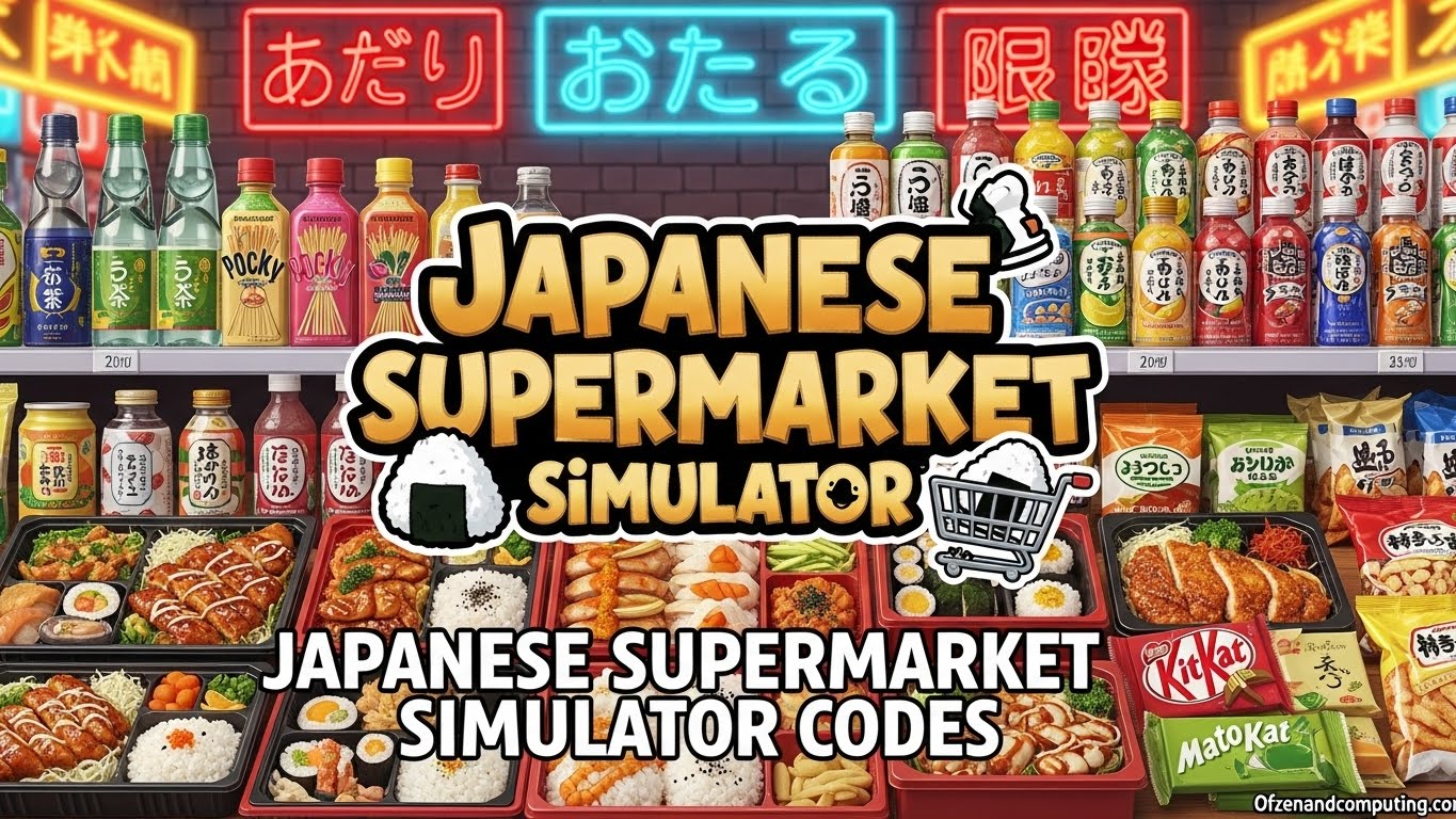 Japanese Supermarket Simulator Codes