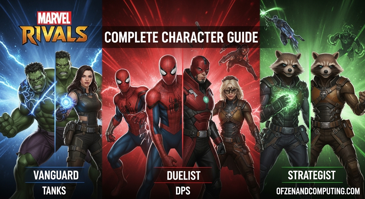 Marvel Rivals Complete Character Roster and Role Guide