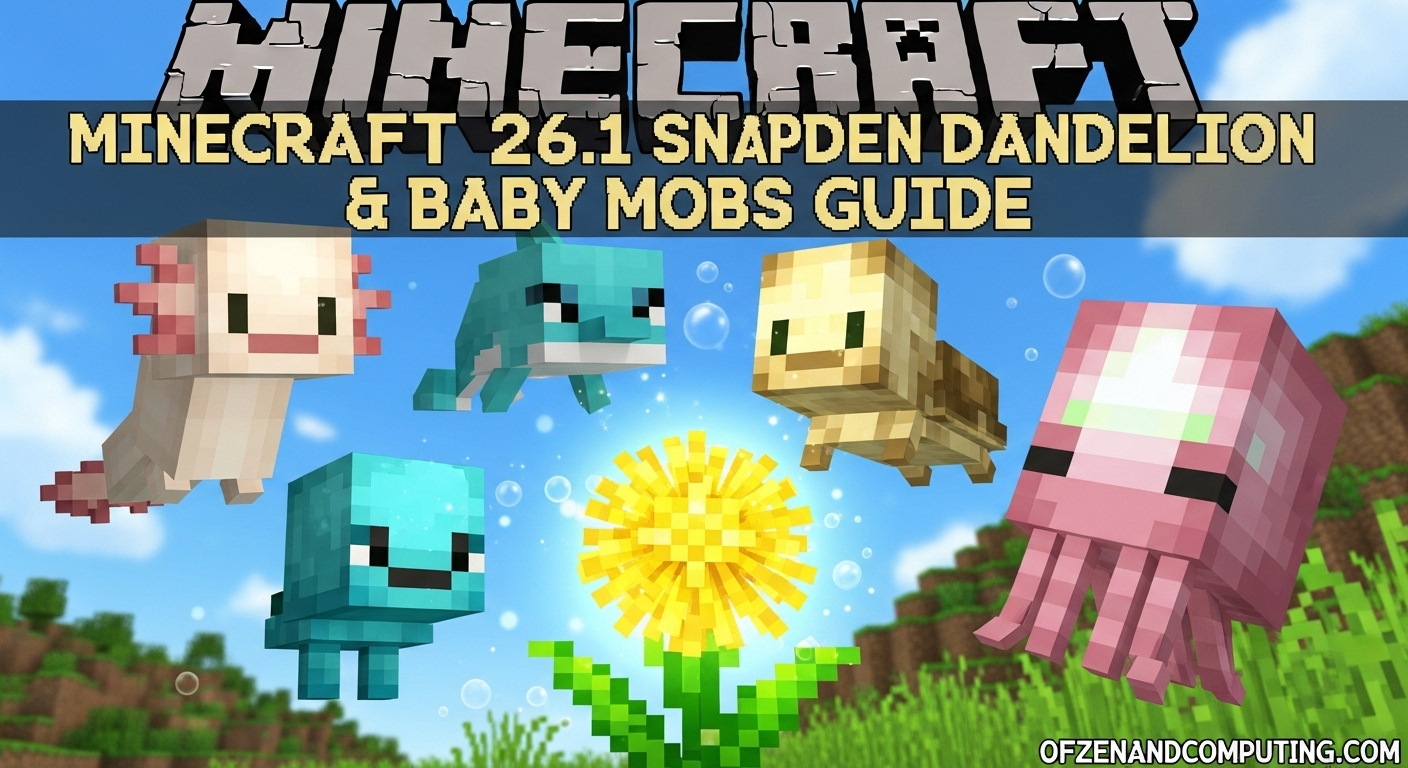 Minecraft 26.1 Snapshot 5 Guide