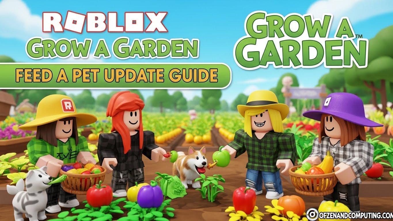 Roblox Grow a Garden Feed a Pet Update