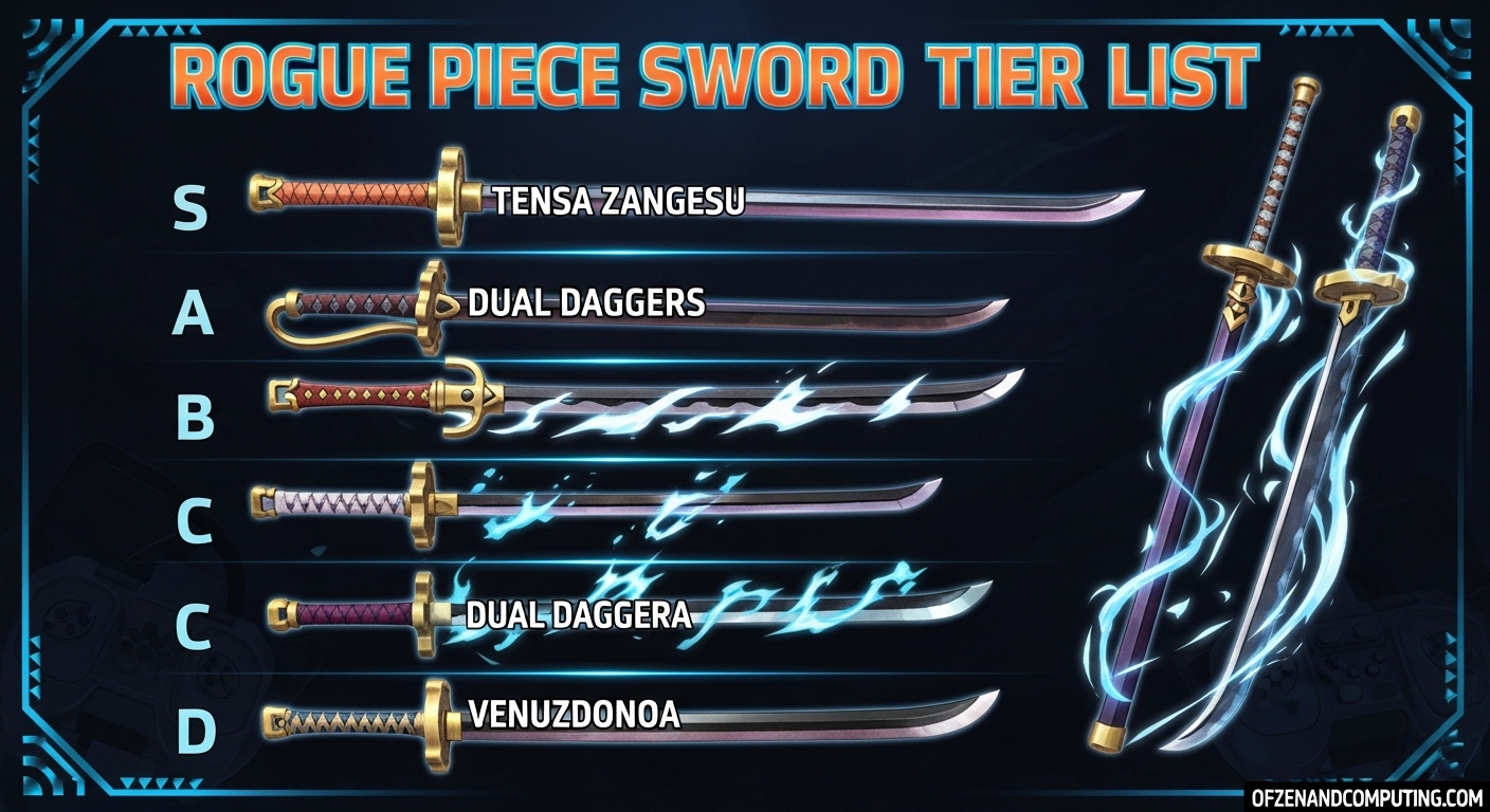 Rogue Piece Sword Tier List