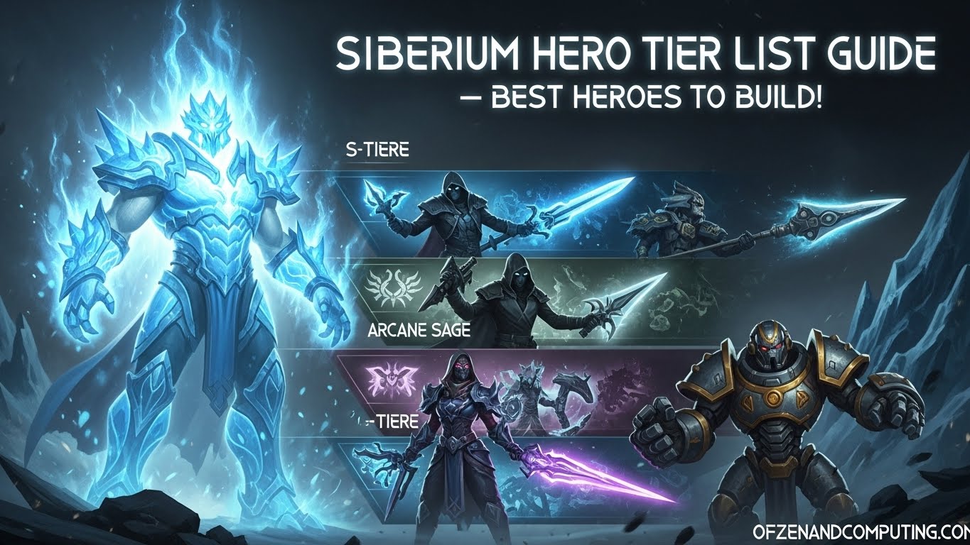 Siberium Hero Tier List Guide