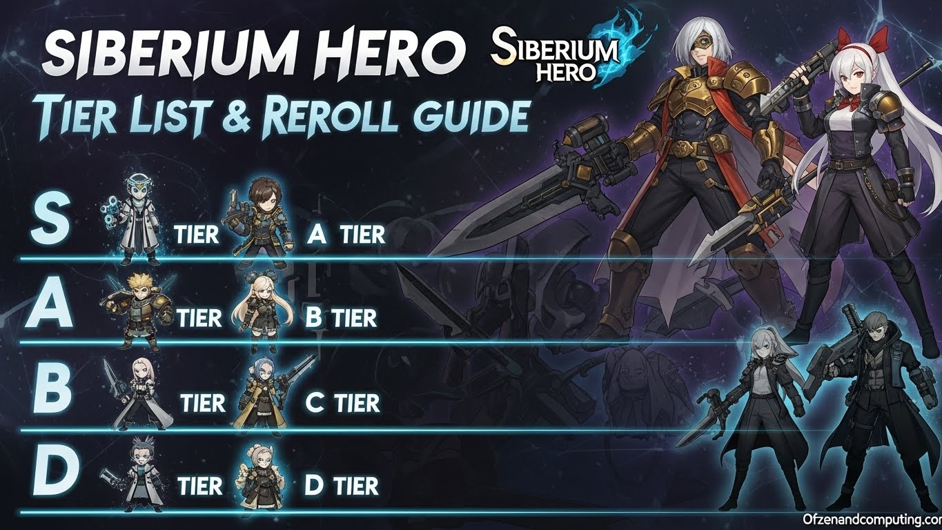 Siberium Hero Tier List & Reroll Guide