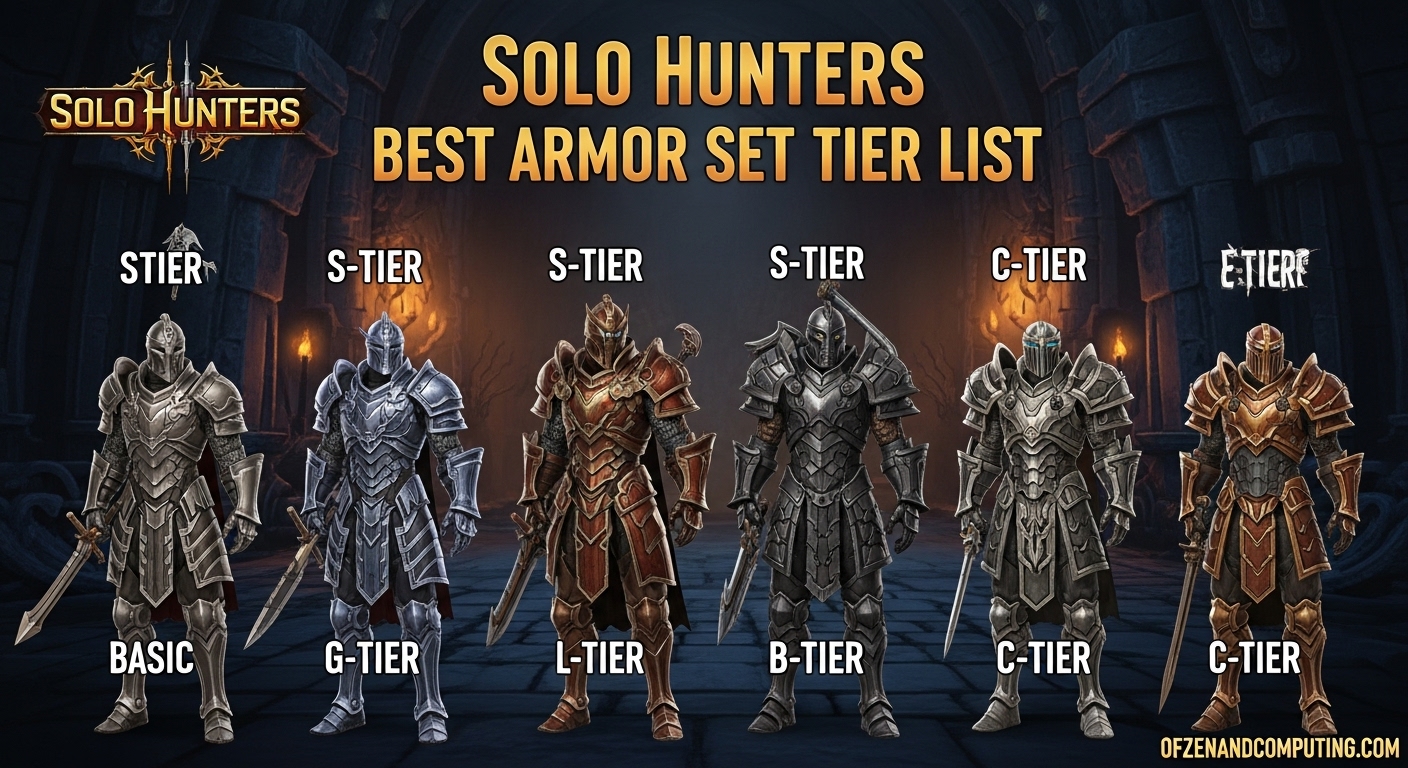 Solo Hunters Best Armor Set Tier List