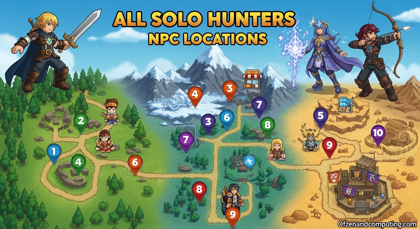 Solo Hunters NPC Locations