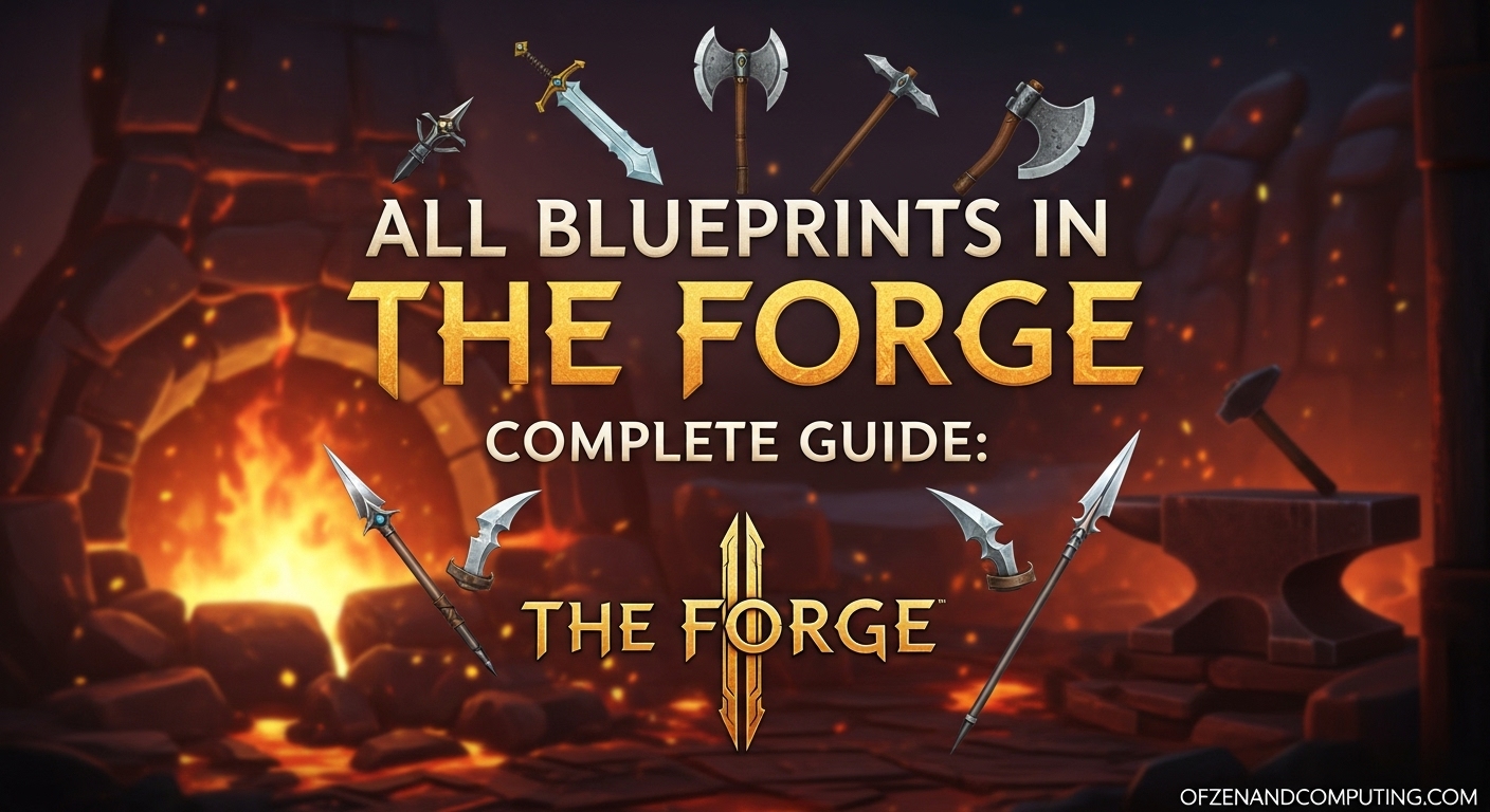 The Forge All Blueprints Guide