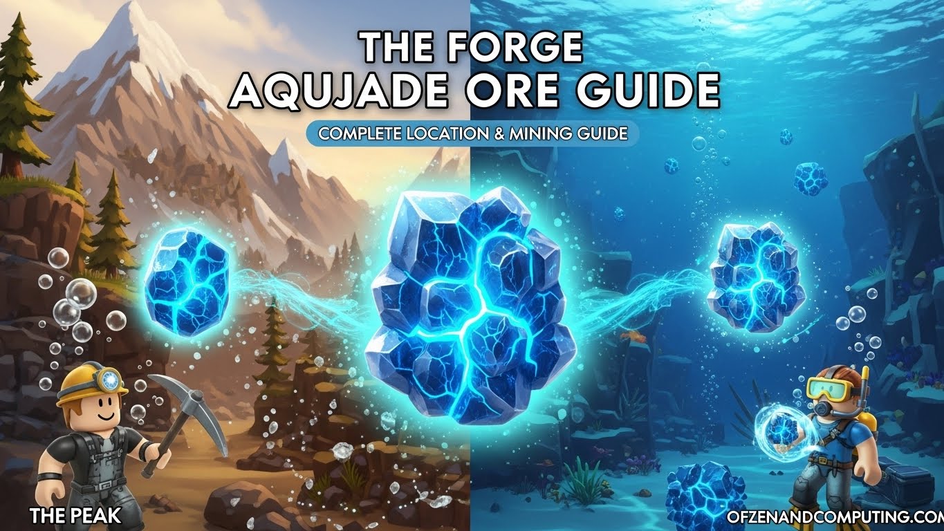 The Forge Aqujade Ore Guide