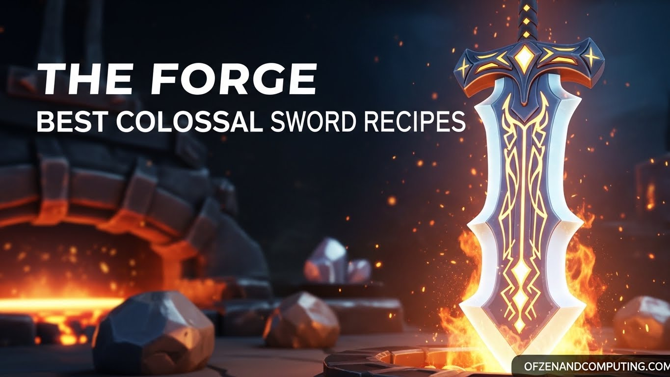 The Forge Best Colossal Sword Recipes