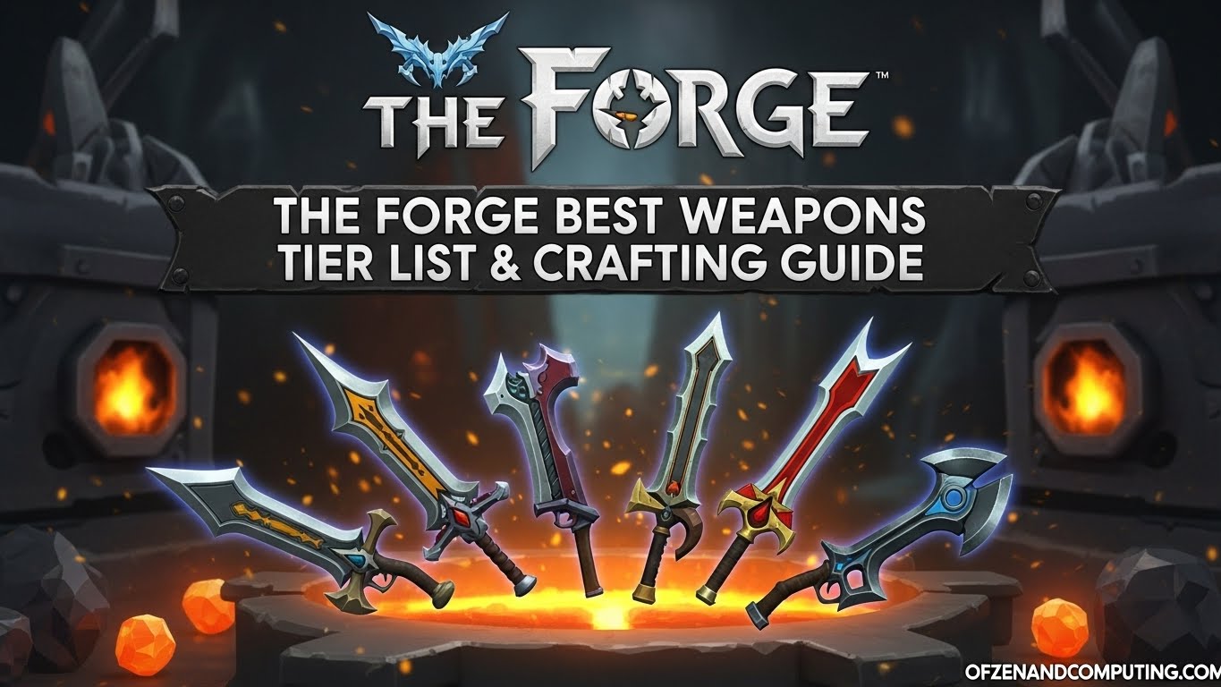 The Forge Best Weapons Type Tier List