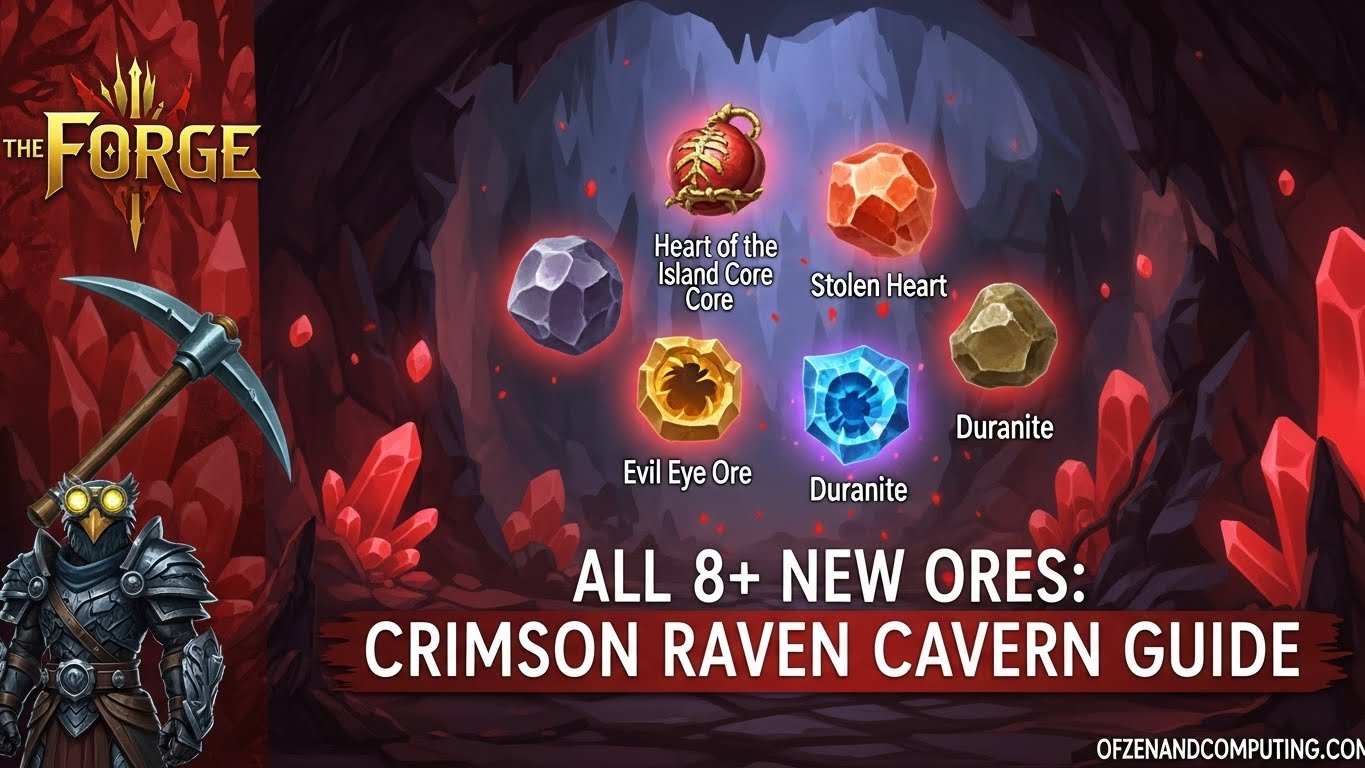 The Forge Crimson Raven Cavern Guide