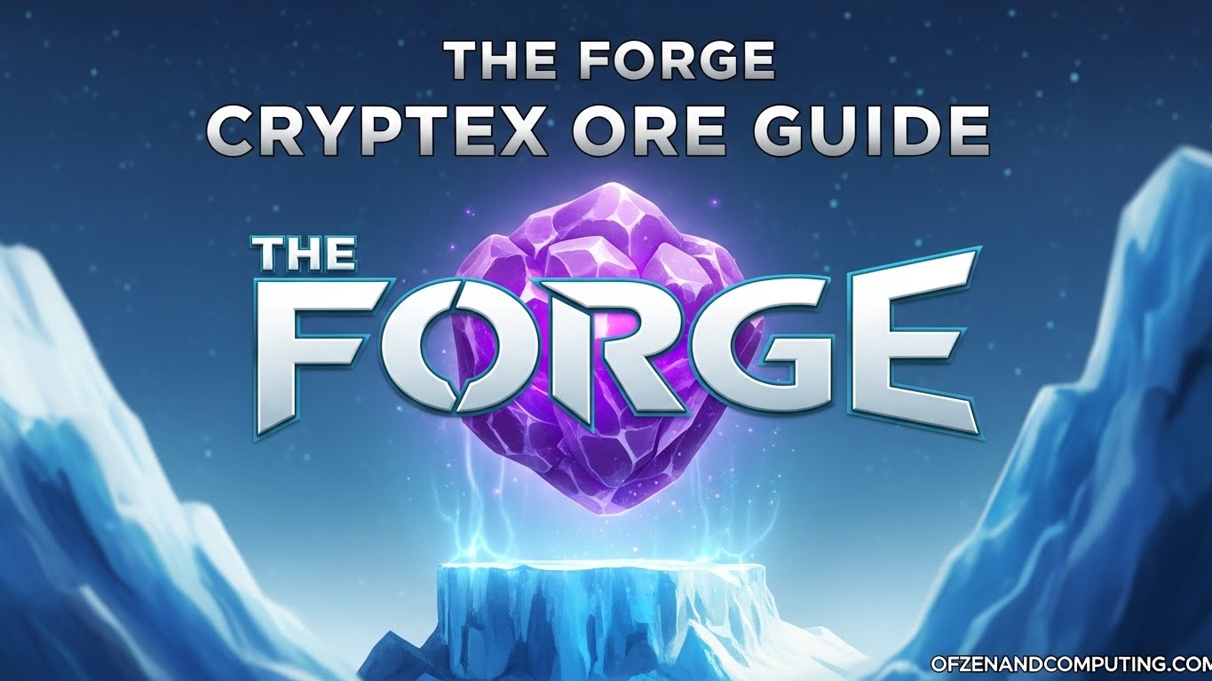 The Forge Cryptex Ore Complete Guide