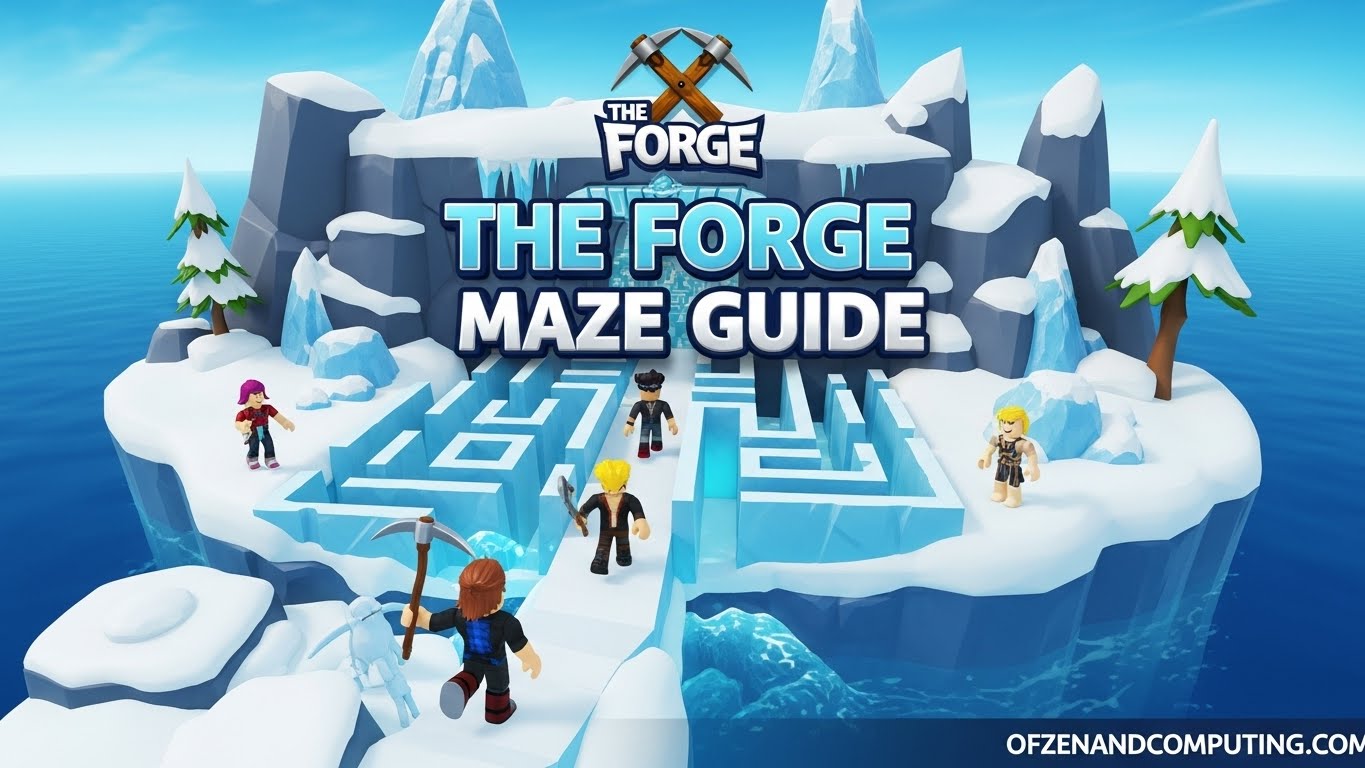 The Forge Maze Guide on Iceberg Island