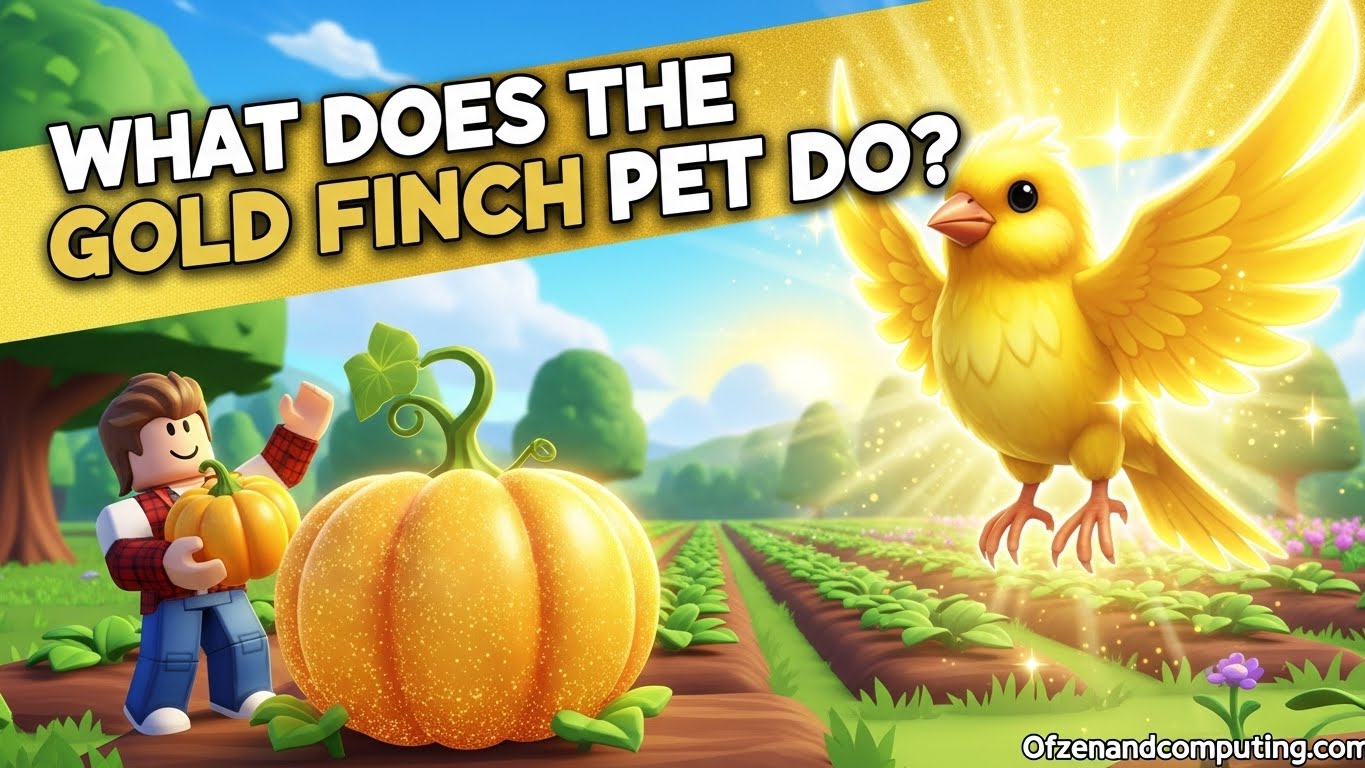 What Does the Gold Finch Pet Do