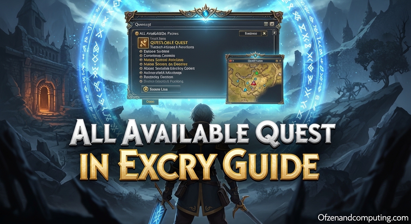 All Available Quest in Excry Guide