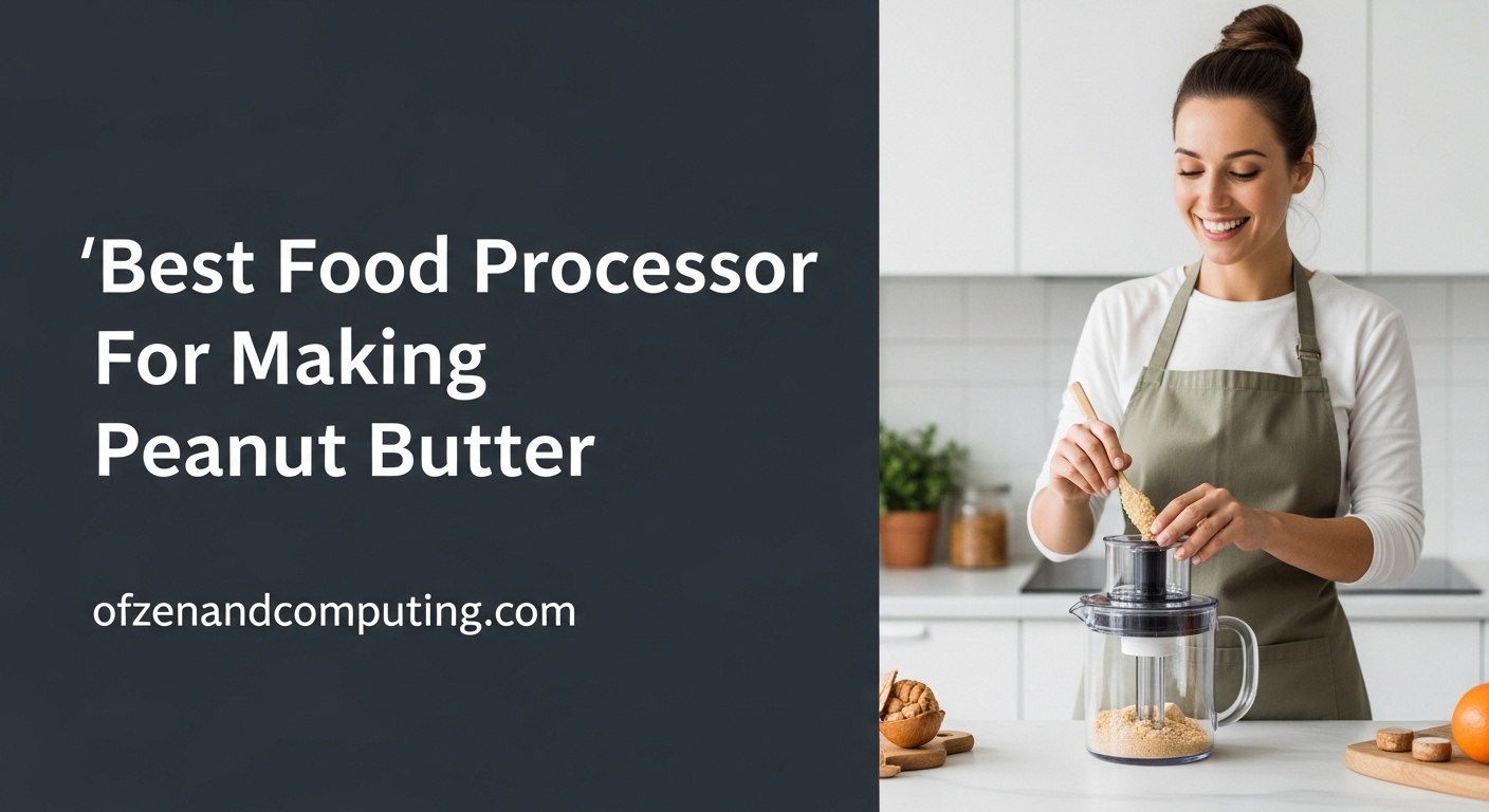 Best Food Processor For Making Peanut Butter
