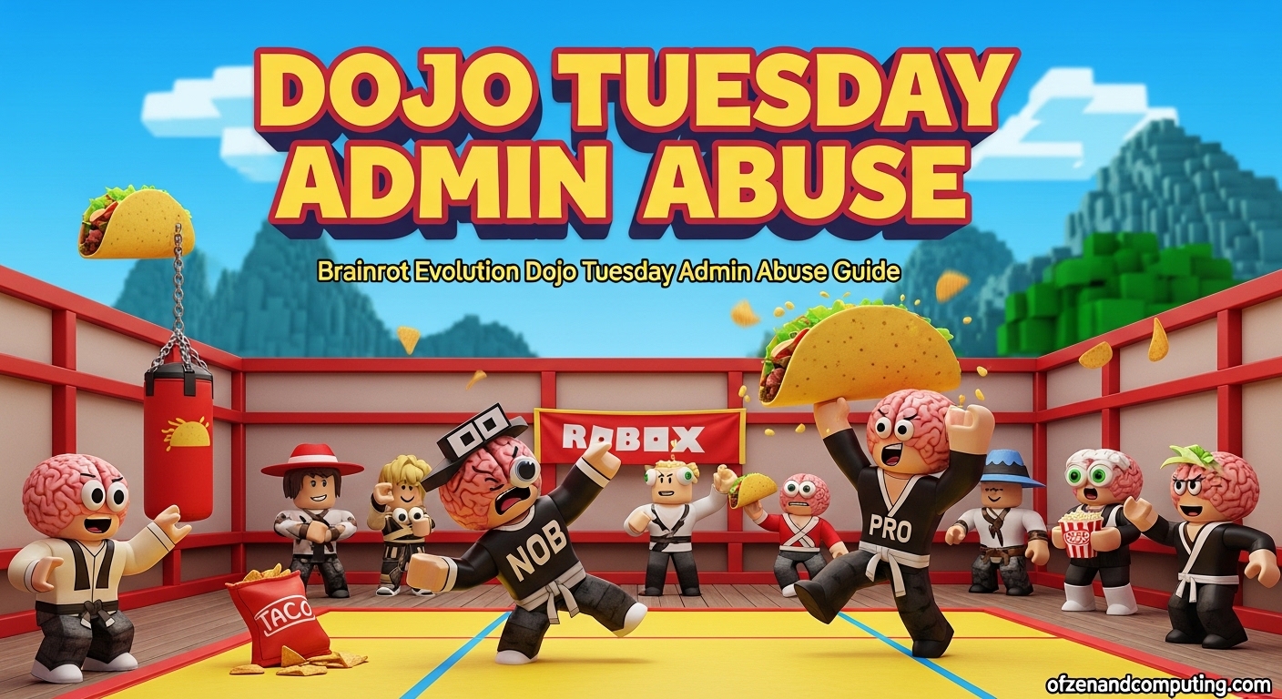 Brainrot Evolution Dojo Tuesday Admin Abuse