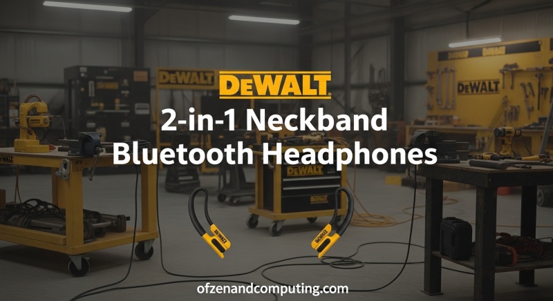DEWALT 2-in-1 Neckband Bluetooth Headphones Review