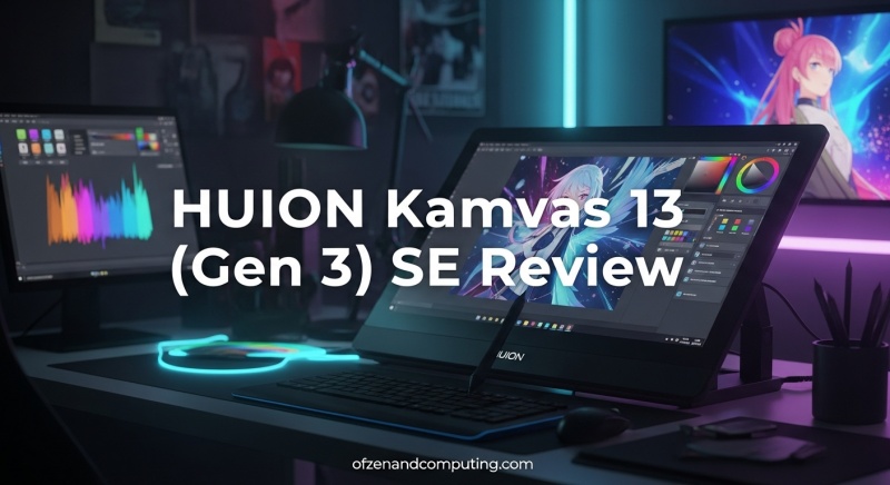 HUION Kamvas 13 (Gen 3) SE Review